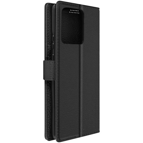 Etui til Motorola Edge 40 Neo Flip Wallet Video Support Sort Svart