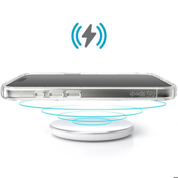 Coque för iPhone 16 Plus Dubbel Lager Stötsäker 2.4m GemShell Speck Transparent Vit