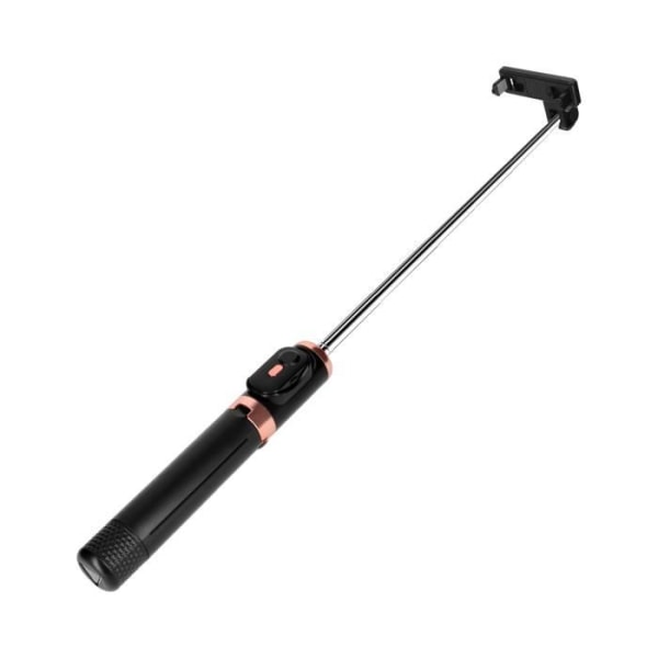 Selfie Stick integroidulla Bluetooth-kaukosäätimellä, musta