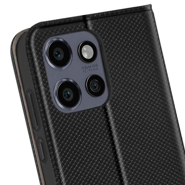 Fodral för Motorola Edge 50 Neo Klaffkort och Videostöd Svart Svart