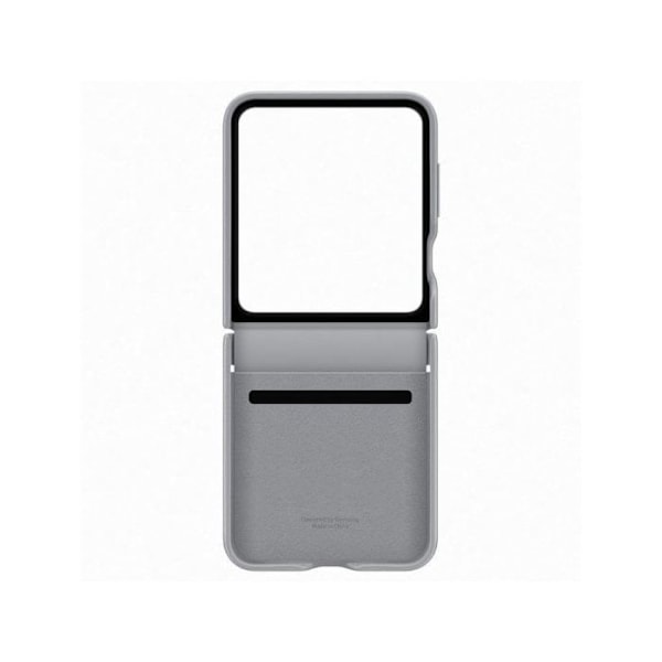 Coque - Kindsuit - Galaxy Z Flip 6 - Äkta läder - Grå - Mjuk Grå
