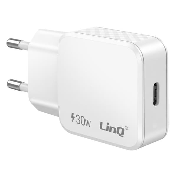 Yleis USB-C 30W Power Delivery Latausnopeus LinQ Valkoinen Vit