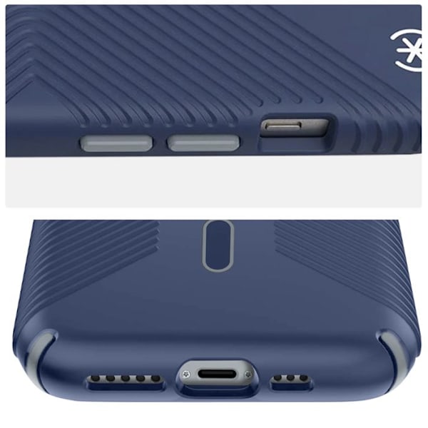 iPhone 15 Plus Fodral Presidio2 Grip Clicklock Speck Blue Blå
