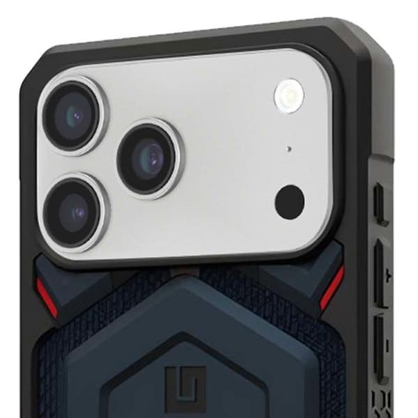 MagSafe-fodral - UAG - Monarch Pro - iPhone 17 Pro Max - Militärskydd - Ergonomisk design Blå