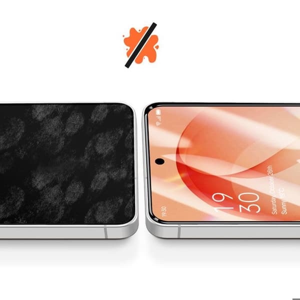 Skärmskydd för Galaxy S26 Plus Full Glue med Avfasade Kanter Transparent Vit