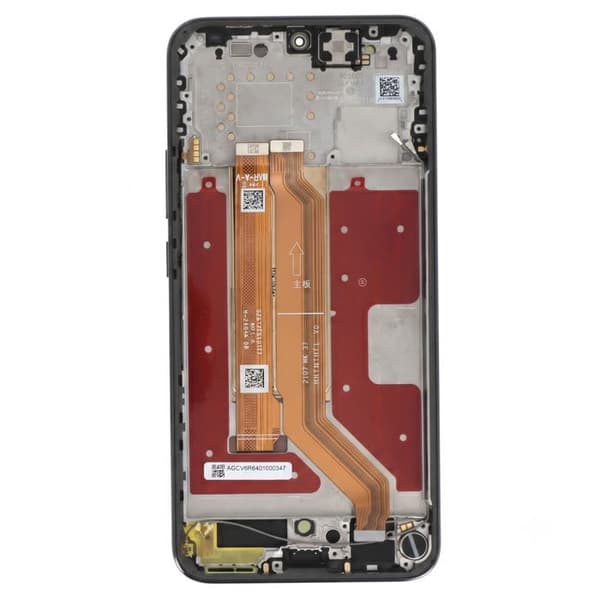 Fullskärm Service Pack för Honor Magic 8 Lite OLED-panel med svart Honor-chassi Svart