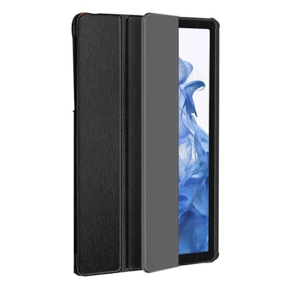 Fodral till Galaxy Tab S7 / S8 Folio Förstärkt med magnetisk stativfunktion Eiger Black Svart