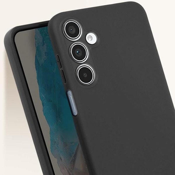 Coque til Samsung Galaxy M35 Silikone Blød Matt Sort Svart