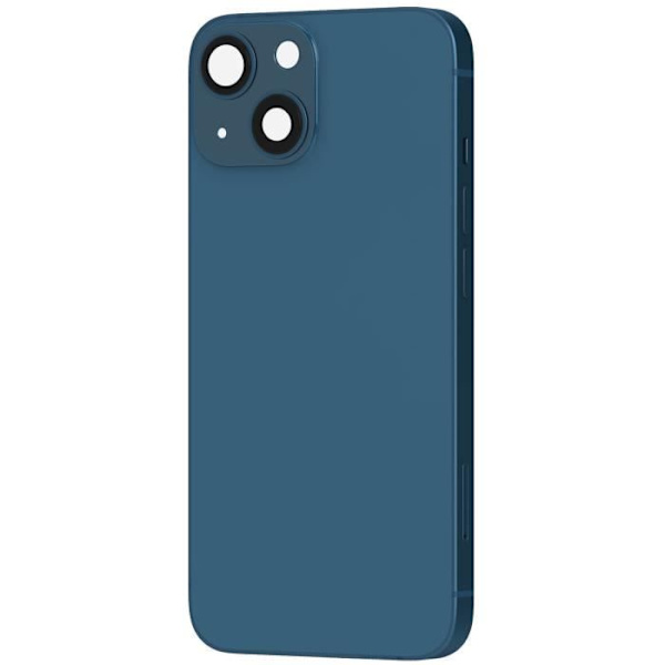 Chassi iPhone 13 Mini - AVIZAR - Bakpanel för ersättning - Blå - 100 g - Hög kvalitet Blå
