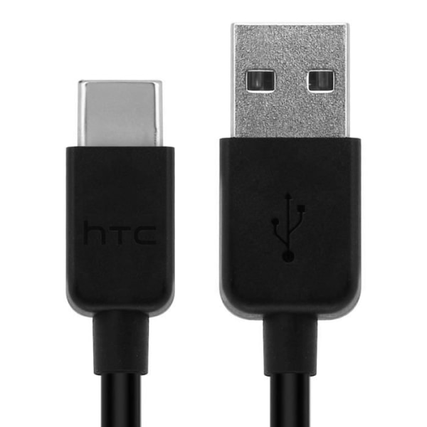 Original HTC USB till USB Typ C Kabel Svart - Längd 1m