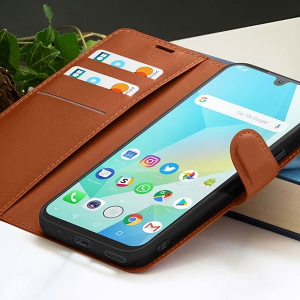 Plånboksfodral - ZANAÉ - Galaxy A16 - Brun - Videostöd - Magnetflik brun