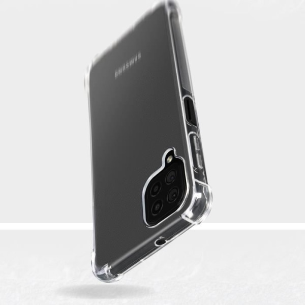 Suojakuori - Akashi - Galaxy A22, M32, M22 - Silikoni geeli - Iskun kestävä - Läpinäkyvä Transparent