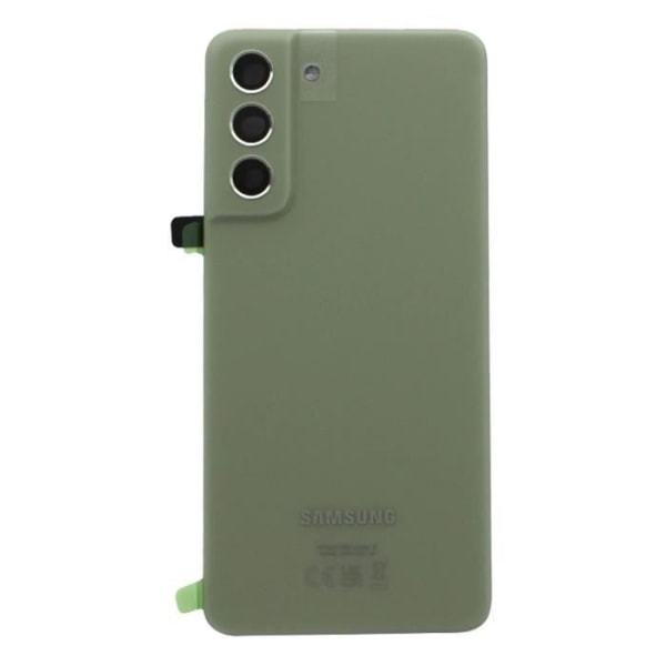 Samsung Galaxy S21 FE Batteriskal Original Samsung oliv med lins