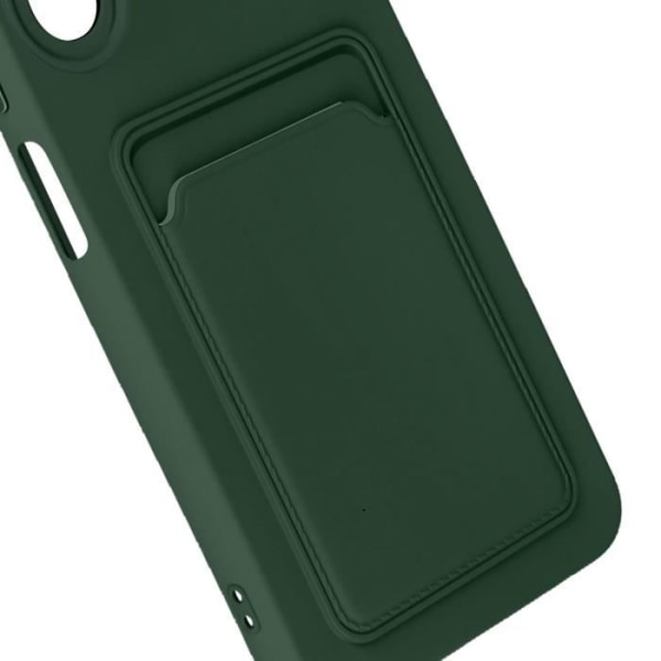 Fodral för Samsung Galaxy A25 5G korthållare Mjuk anti-fingeravtryck mörkgrön