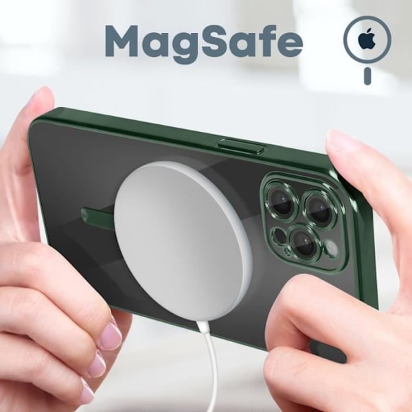 Coque - Apple - iPhone 12 Pro - Silikone - Grøn - Kromkant Grön