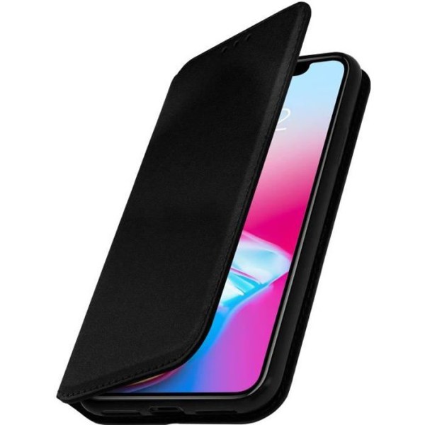 iPhone X / XS kotelo Suojaava lompakkokotelo Classic Edition musta