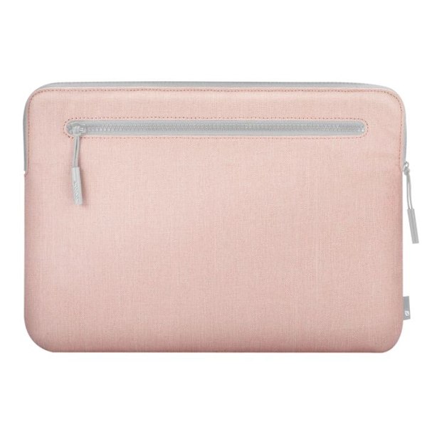 Housse til MacBook Pro 14'' Polyester Vævet Lynlås Kompakt Woolenex Incase Støvet Rosa Rosa
