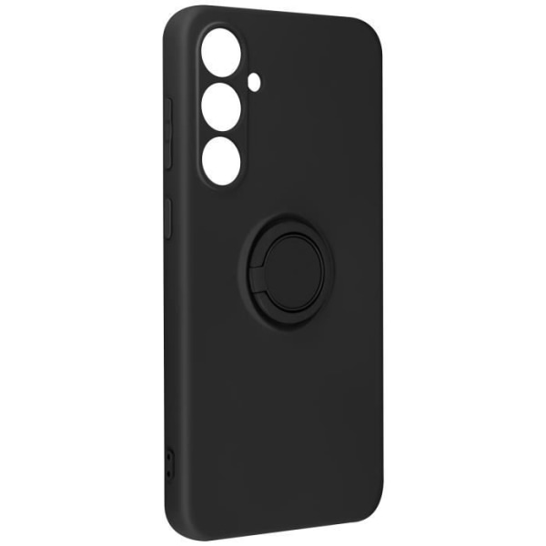 Cover til Samsung Galaxy S23 FE Ring Support Fleksibel Silikone Sort