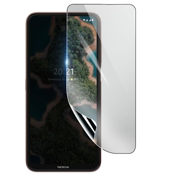 Näytönsuoja - 3MK - Nokia X20 - Iskunkestävä Hydrogeeli - Läpinäkyvä - Naarmuuntumaton Transparent
