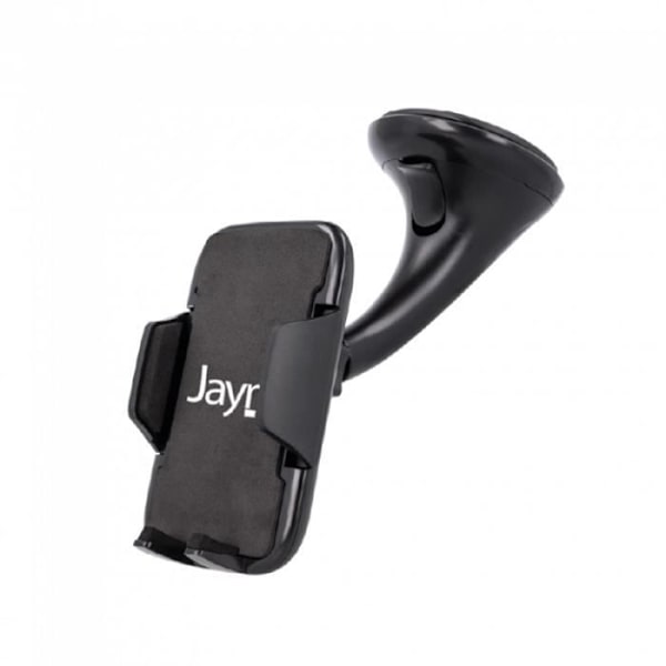 Bilhållare för smartphone med sugkoppsfäste Jaym Black Svart