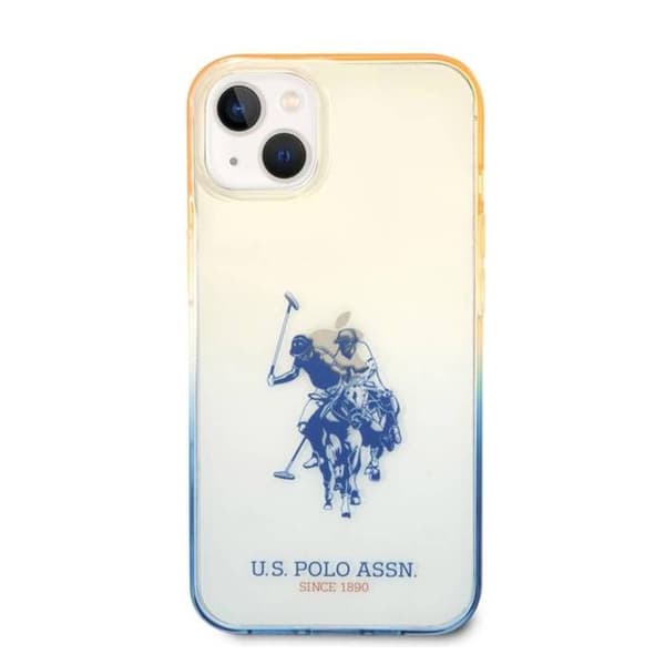 iPhone 14 Plus Cover - U.S. Polo - Polycarbonat - Ultimativ Beskyttelse - Blå - Stilfuld og Elegant Blå