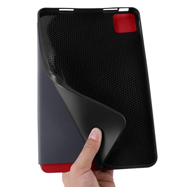 Xiaomi Pad 7 ja 7 Pro Suojakotelo Video Tukituki Punainen Röd