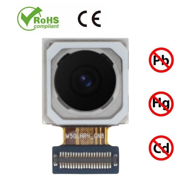 Bakkamera för Samsung A35 Huvudsensor 50MP Samsung Service Pack Svart Svart