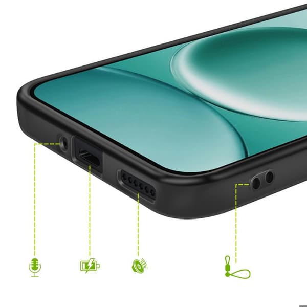 Silicone Cover til Redmi Note 15 Pro 5G Stødabsorberende Mayaxess Sort Svart
