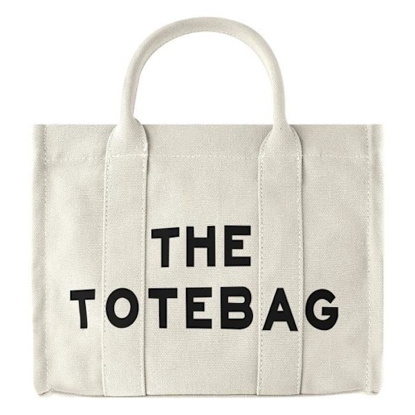 Totebag-håndtasken i beige galantry-stof