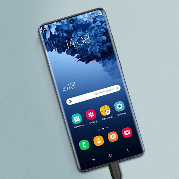 Samsung Galaxy S20 Ultra bundkort tilslutningskabel Kompatibel forlængerstykke Sort