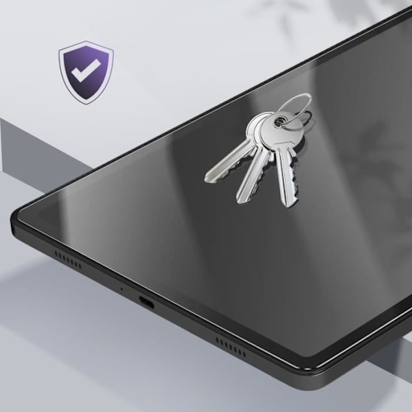 Härdat glas - AKASHI - Samsung Galaxy Tab A9 Plus - Hårdhet 9H - Rep-resistent - Transparent