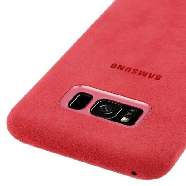 Ultra-resistent Alcantara Samsung Galaxy S8 Plus Samsung skal - Rosa