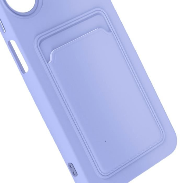 Fodral till Xiaomi Redmi 13C - AVIZAR - Mjuk korthållare - Lavendel Lila