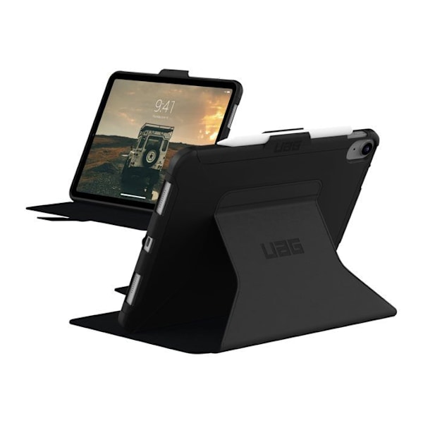 Coque Folio - URBAN ARMOR GEAR - iPad 10.9 (10. generation) - Sort - Semi-stiv - Mikrofiber sort