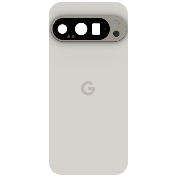 Bakstycke för Google Pixel 9 Pro Original Service Pack Google Vit Vit