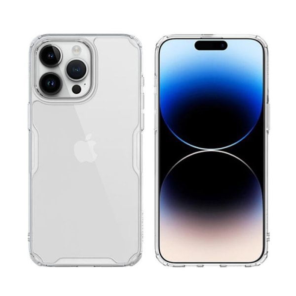 Beskyttelseshætte - NILLKIN - iPhone 15 Pro - Transparent - Semi-stiv - TPU Transparent