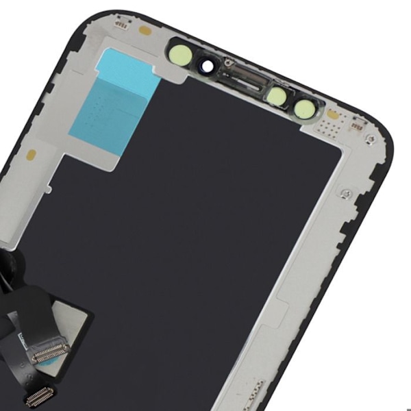 Hel LCD-skärm för iPhone XS LTPS-teknik Svart Svart