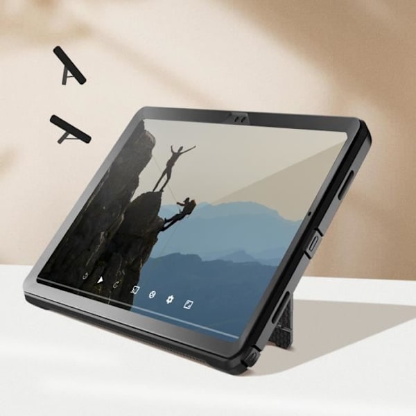 Helfodral för Samsung Galaxy Tab A8 10.5 Stötsäker med stödfodral svart Svart