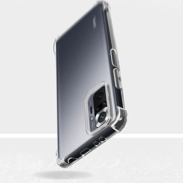 Suojakuori - Akashi - Xiaomi Redmi Note 10 Pro - Joustava - Iskunkestävä - Naarmuuntumaton Vit