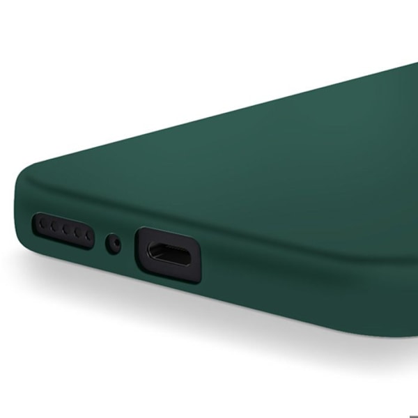 Fodral för Xiaomi Redmi Note 14 5G Semihård Soft-touch Anti-spår Grön gran Grön