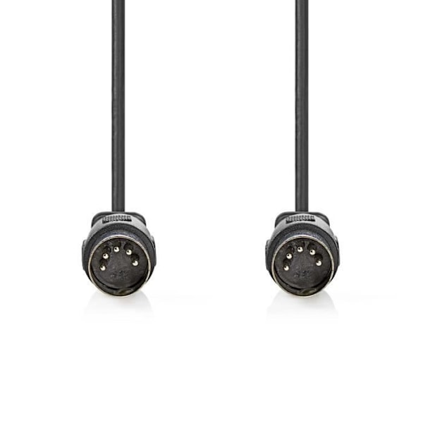 Audio DIN - Nedis - CAGL20000BK10 - 1.00 m - Nikkeli pinnoitettu - Musta