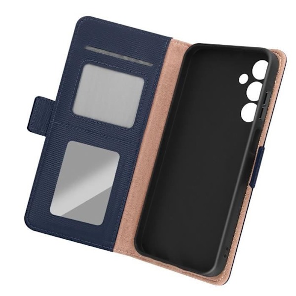 Ljusblått plånboksfodral till Samsung Galaxy A25 5G - AVIZAR - Halvstyvt - Flik Blå