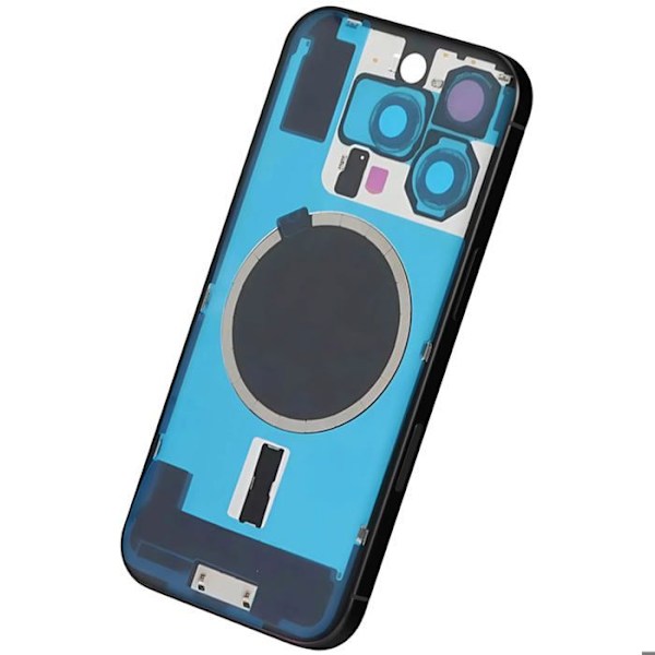 iPhone 16 Pro - Musta takalasi vaihdettavaksi runko Svart