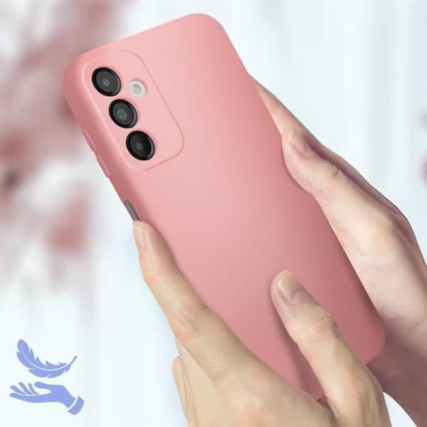 Coque - Snabbt skydd - Samsung Galaxy A14 4G/5G - Semihård - Silikon - Rosa Ros