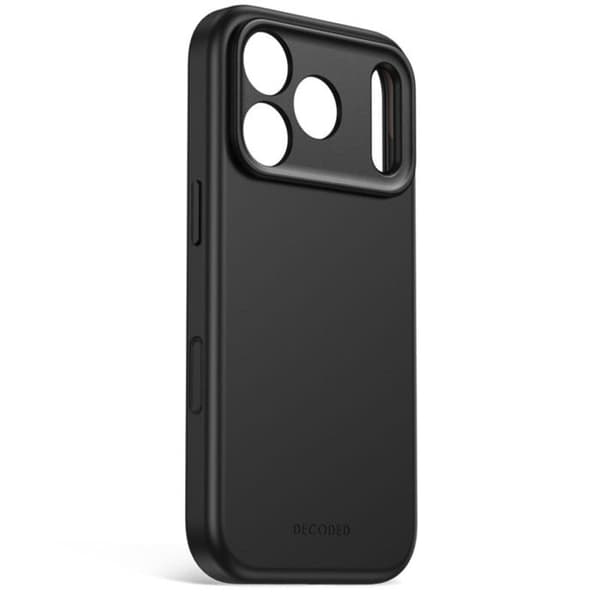 MagSafe-kuori iPhone 18 Pro Max / 17 Pro Max - Antimikrobinen silikoni, Decoded Musta Svart
