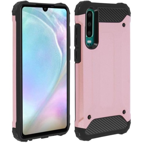 Huawei P30 Shockproof Protection Hybrid Case - Rose Gold