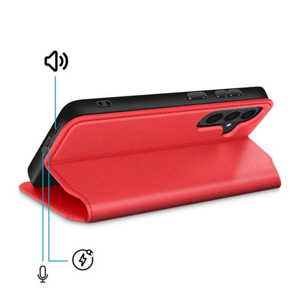 Magnetisk Klapetui til Galaxy S26 Classic Edition med Stativfunktion Rød Röd