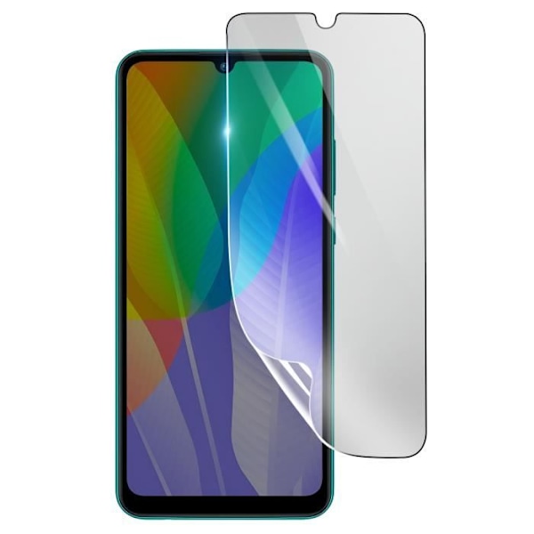 Näytönsuoja - 3MK - Huawei Y6p - Iskunkestävä Hydrogeeli - Läpinäkyvä - Naarmuuntumaton Transparent