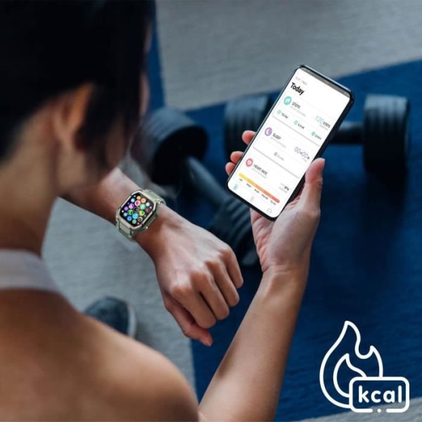 Ideapro Connected Sport Watch - Grön - Pulssensor - Water Resist-certifierad