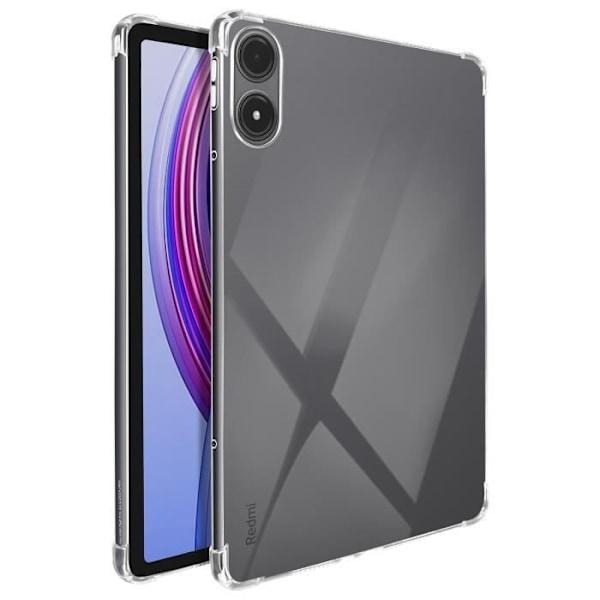 Iskunkestävä joustava suojakuori, vahvistetut kulmat, läpinäkyvä Xiaomi Redmi Pad Pro:lle Transparent